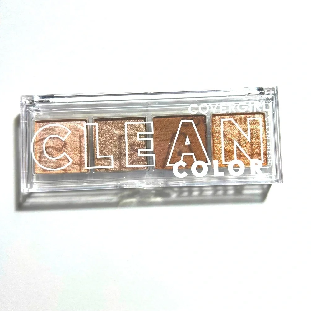 NEW COVERGIRL 212 Clean Color Shimmer Eyeshadow Palette  – 212 Shimmering Beige